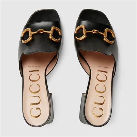 gucci horsebit flat sandals|gucci horsebit sandals heels.